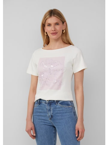 s.Oliver T-Shirt in 02D2_ecru
