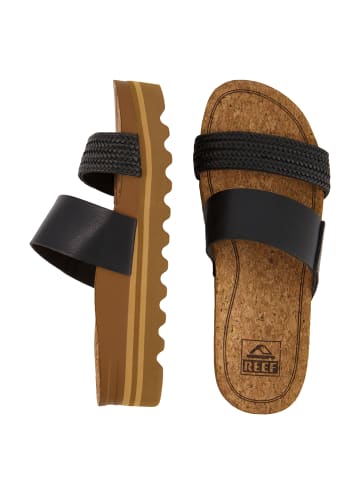 Reef Plateausandalen Cushion Vista Hi in Black Braid