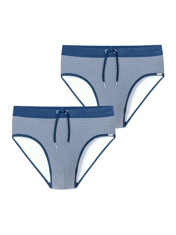 Schiesser Badehose Ocean Swim in Blau