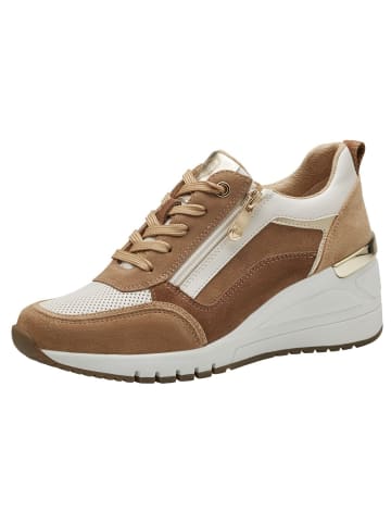 Marco Tozzi Sneaker in CAMEL COMB.