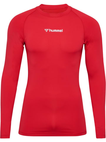 Hummel T-Shirt "Hmlbl Performance Tee L/S" in Rot