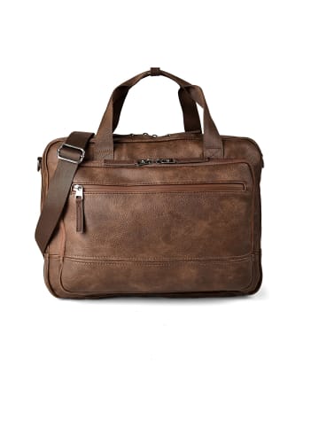 Camel Active Traces Aktentasche Leder 39 cm Laptopfach in brown
