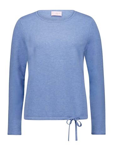 Betty Barclay Strickpullover mit Tunnelzug in Middle Blue Melange