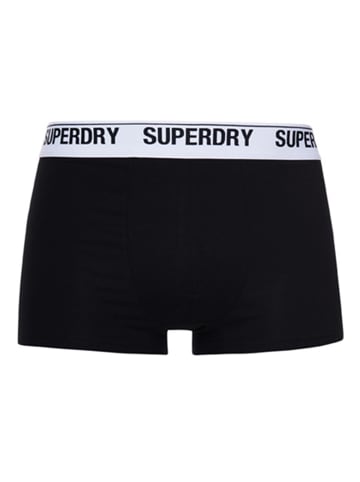 Superdry Boxershort 3er Pack in Schwarz/Grau/Weiß