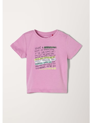 s.Oliver T-Shirt kurzarm in Pink