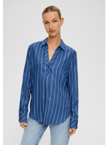 s.Oliver Bluse langarm in Blau