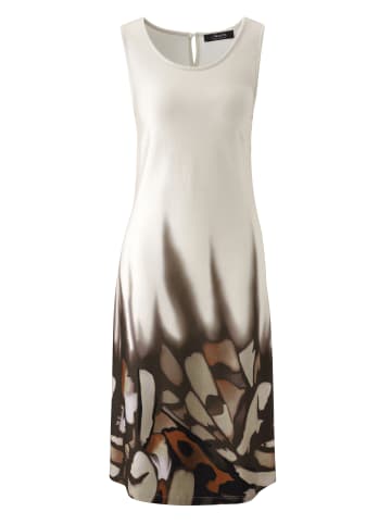 Aniston SELECTED Sommerkleid in beige-braun-rost-camel-schwarz-taupe