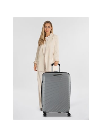 benzi 5808 4 Rollen Trolley 74 cm mit Dehnfalte grau