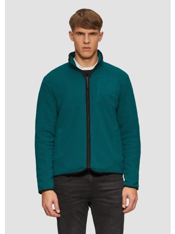 s.Oliver Sweatshirt Jacke in 6767_petrol