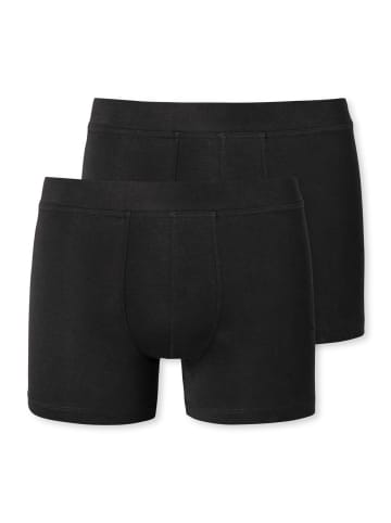 Schiesser Boxershort 2er Pack in Schwarz