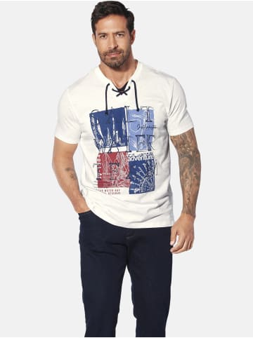Jan Vanderstorm T-Shirt KARLFRIED in weiß