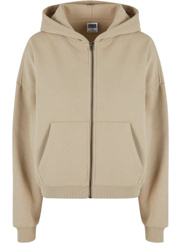 Urban Classics Urban Classics Damen Ladies Boxy Zip Hoody in wetsand