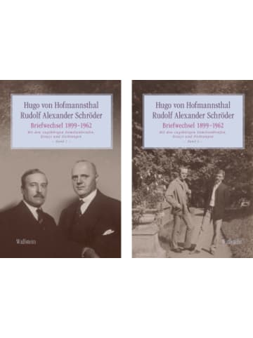Wallstein Buch - Briefwechsel 1899-1962, 2 Teile