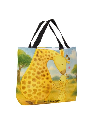 Mr. & Mrs. Panda Shopper Giraffe Kind Design ohne Spruch in Weiß