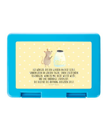Mr. & Mrs. Panda Bentobox Maus Sterne mit Spruch in Gelb Pastell