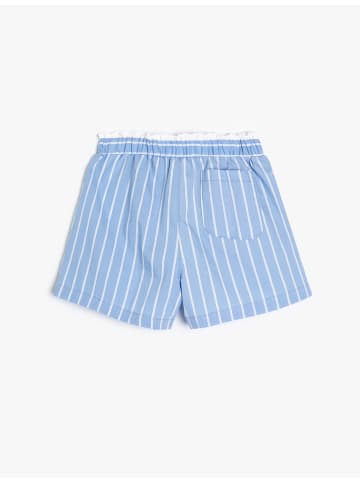 KOTON Shorts in Blau Gestreift