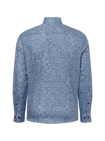 Finshley & Harding Businesshemd in indigo mehrfarbig