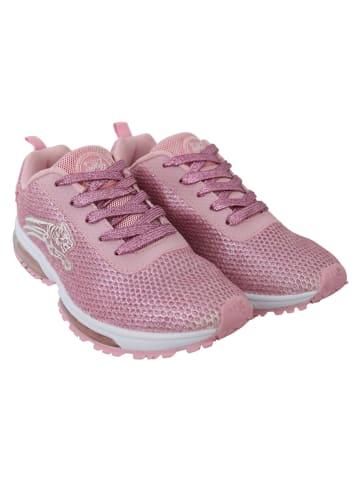 Plein Sport Pink Blush Polyester Gretel Sneaker Schuhe
