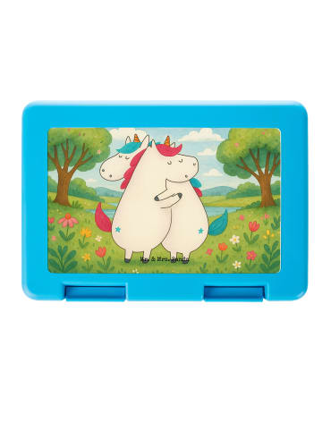 Mr. & Mrs. Panda Bentobox Einhörner Umarmen Design ohne Spruch in Weiß