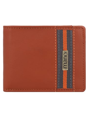 mano Don Leonardo Geldbörse RFID Leder 10 cm in cognac