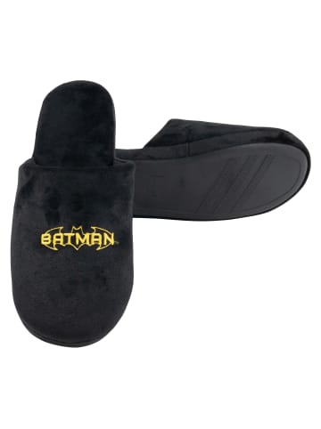 Batman DC Comics Batman Hausschuhe Puschen Schlappen Slipper Pantoffeln in schwarz