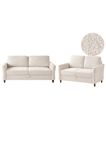 Beliani Sitzgruppe MARE in Beige