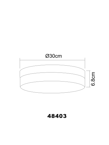 Globo lighting Deckenleuchte "OPAL" in silver