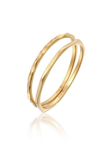 Elli Ring 375 Gelbgold Ring Set in Gold