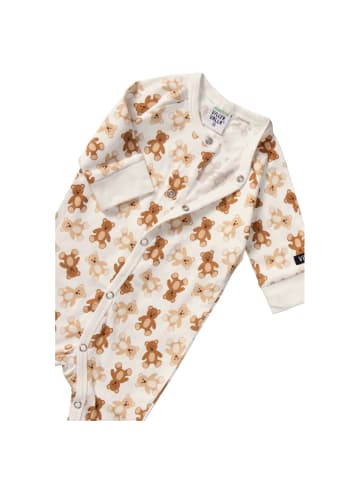 Villervalla Strampler Teddy in weiss