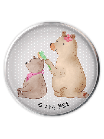 Mr. & Mrs. Panda Abflussstopfen Bär Kind ohne Spruch in Grau Pastell