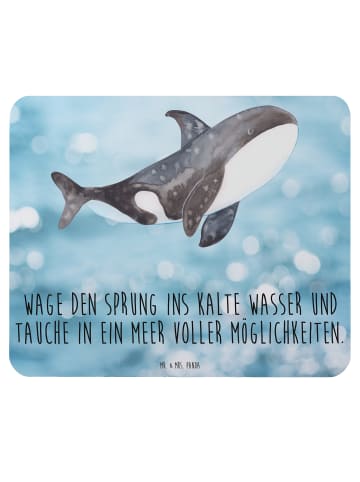 Mr. & Mrs. Panda Mauspad Orca mit Spruch in Oceanblue