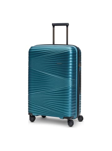 Pactastic Collection 02 THE MEDIUM 4 Rollen Trolley 67 cm turquoise metallic 2