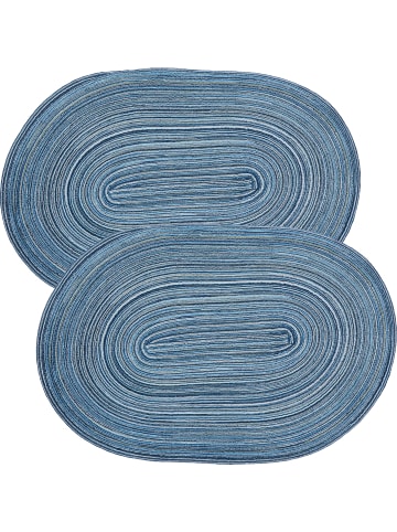 Erwin Müller Tischset 2er-Pack Silves in blau