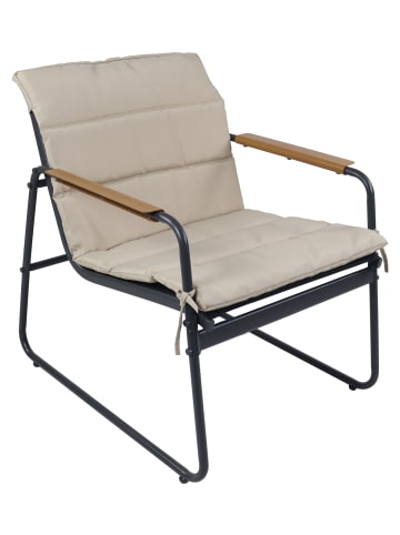 VCM  4 tlg. Set Lounge Balkon Gartenmöbel Lexila in Creme