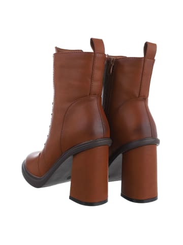 Ital-Design Stiefelette in Camel