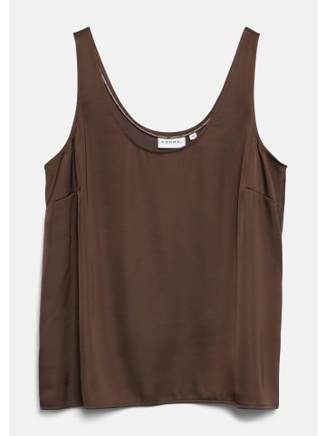 comma Bluse in 8943_dunkelbraun