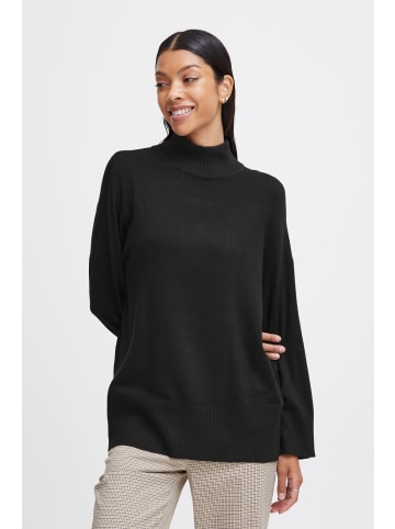 b.young Strickpullover BYMMPIMBA1 LOOSE TURTLENECK - 20813512  Weiter Pullover mit Stehkragen in black denim