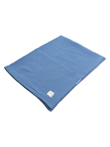 Kaiser Naturfellprodukte Sommer Babydecke Muslin agean blue