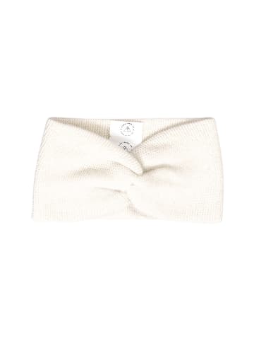 CASH-MERE.CH Bio Stirnband in Elfenbein mit Lurex