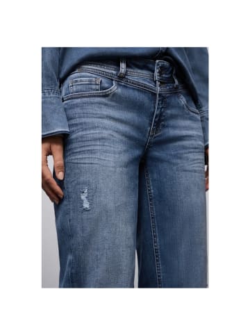 Street One Jeans in mid blue authentic washed