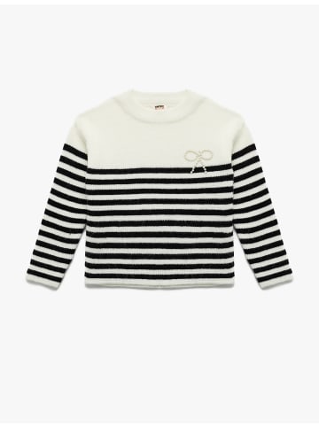 KOTON SWEATERS in Ekru Gestreift