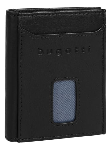 Bugatti Geldbörse SECURE SLIM echt Leder in schwarz