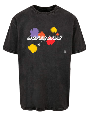 F4NT4STIC Oversize T-Shirt Atari Asteroids Retro Gameplay in schwarz