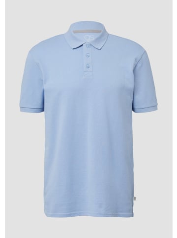 QS Polo-Shirt in 5320_himmelblau