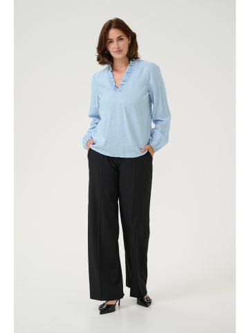 Kaffe Langarm-Bluse KAsanni Regular fit in Soft Chambray