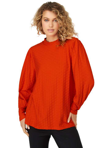 Gina Laura Longshirt in orangerot