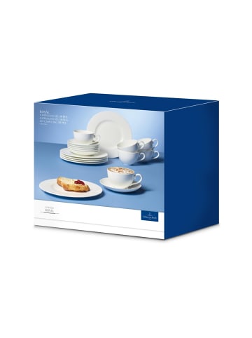 Villeroy & Boch 18er Set Cappucchino-Set Royal in weiß