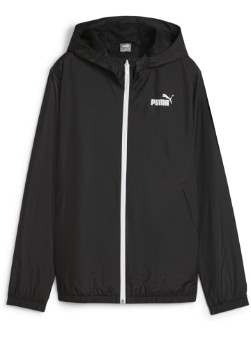 Puma Jacke "ESS Solid Windbreaker" in Schwarz