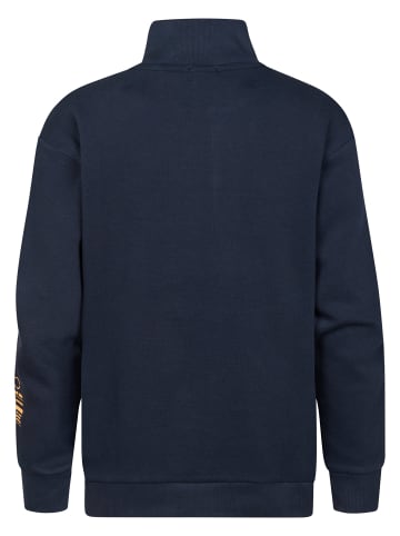 Petrol Industries Half-Zip Pullover Hermosillo in Blau