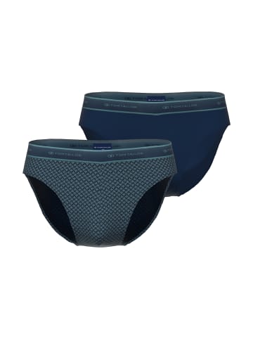 Tom Tailor Mini-Slip 2Er Pack in grün-mittel-Allover